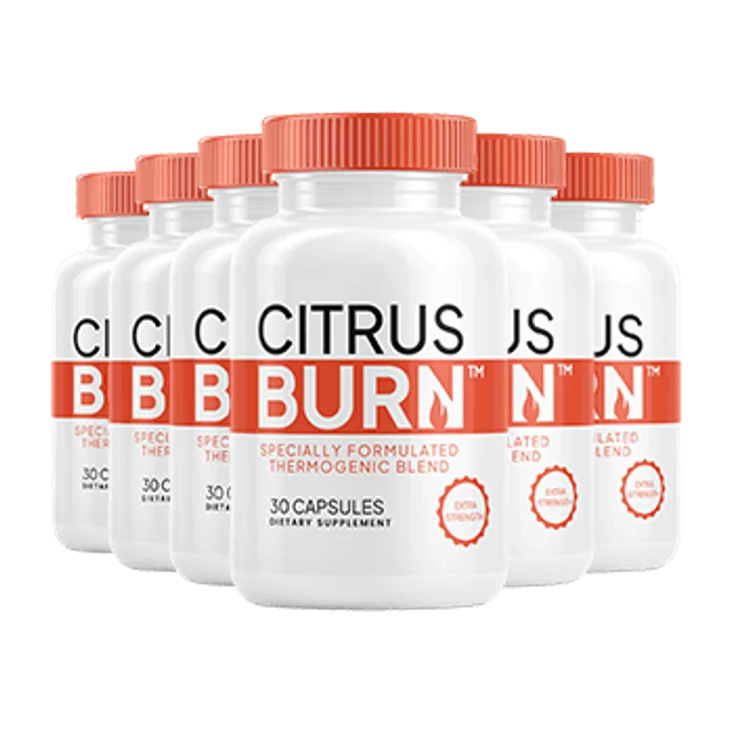 Citrus Burn Weight Management Relief Supplement — 6 Bottle / 180 Day Pack