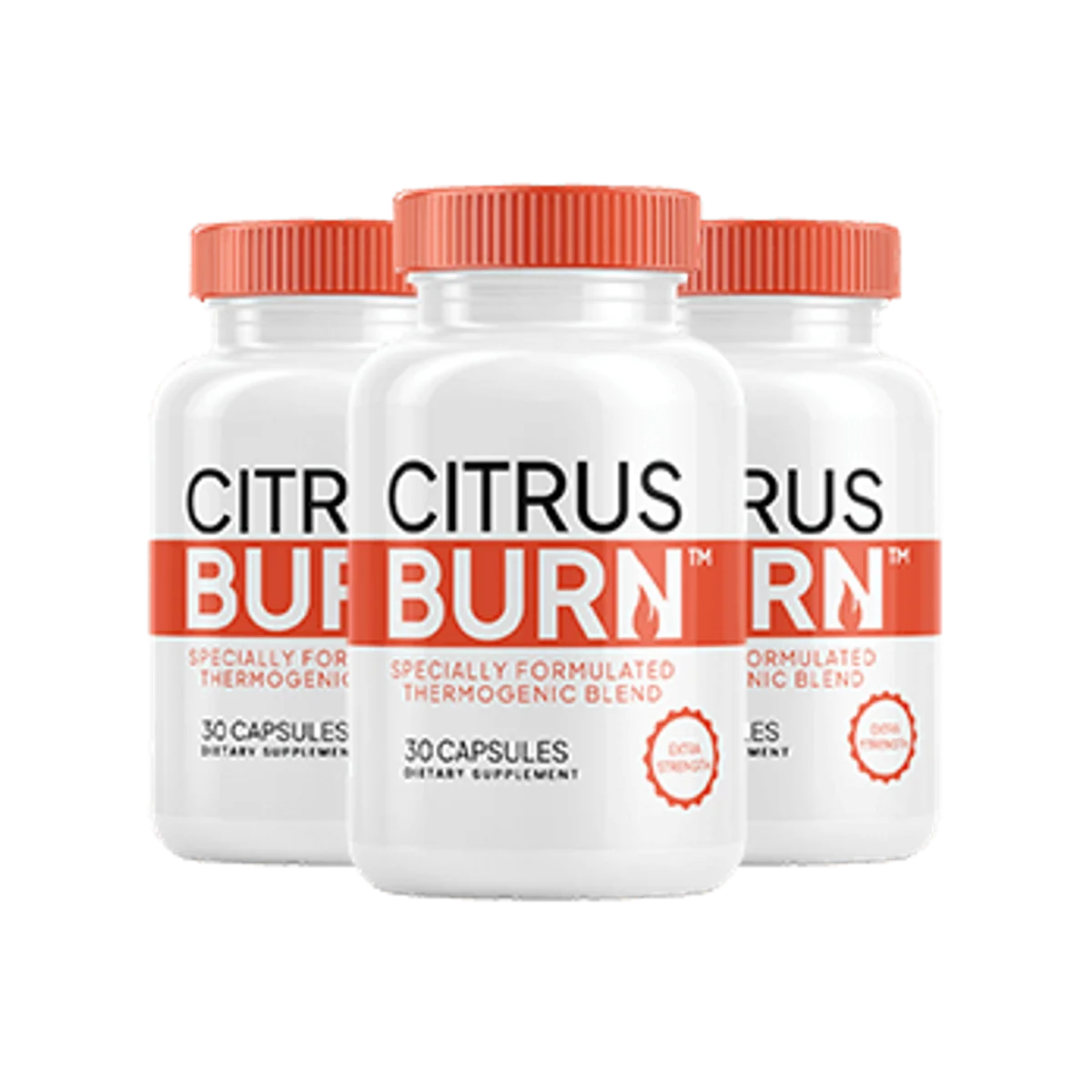 Citrus Burn Weight Management Relief Supplement — Front Label